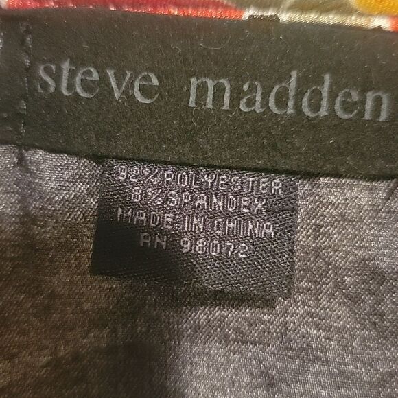 Steve Madden Black and Multicolor Kimono one Size - Picture 7 of 7